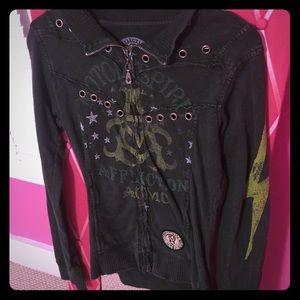 Affliction zip up