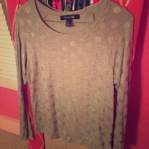Forever 21 polka dot sweater