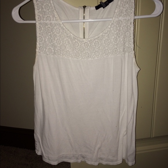 Forever 21 white crop top