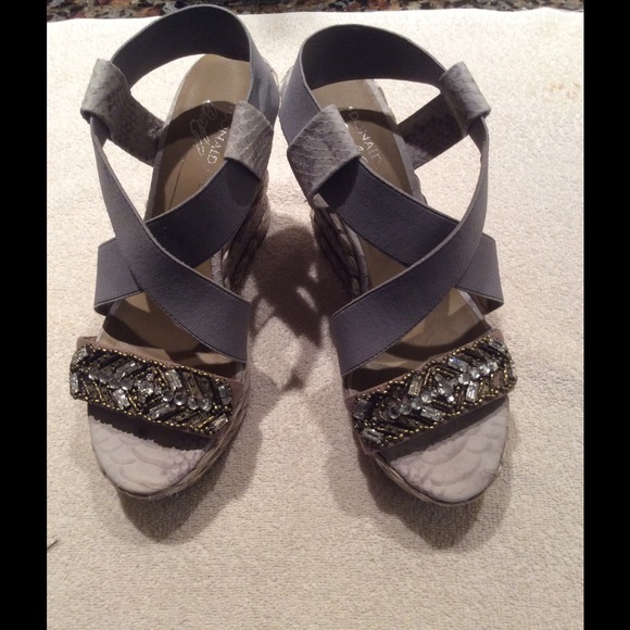 Donald Pliner wedges.