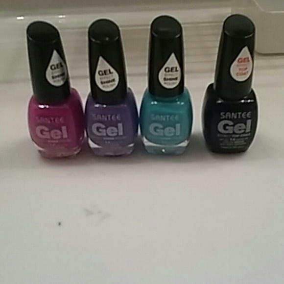 Set of 4 Gel professional nail polish