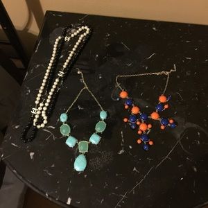 3 necklaces
