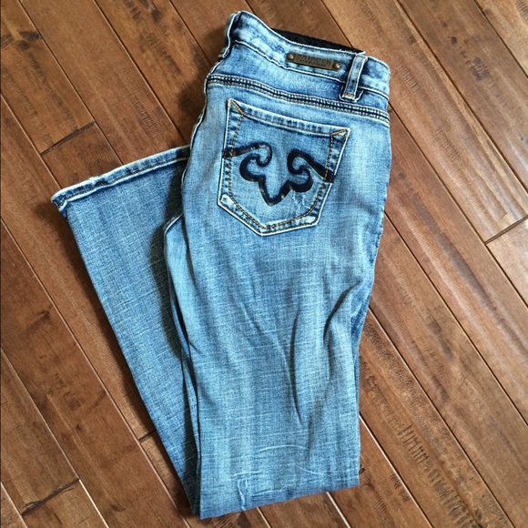 rerock for express boot cut jeans size 6s