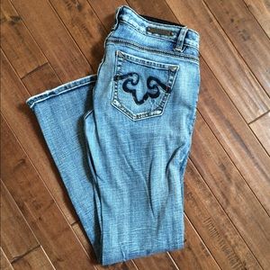 rerock for express boot cut jeans size 6s