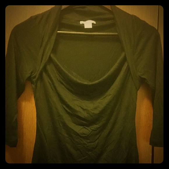 Black 3/4 Sleeve Recital Top