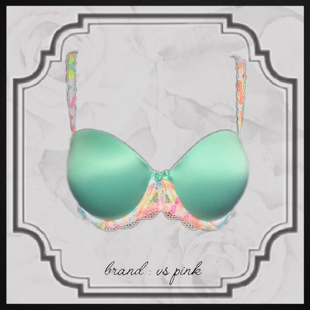 VS Pink Strapless Bra.