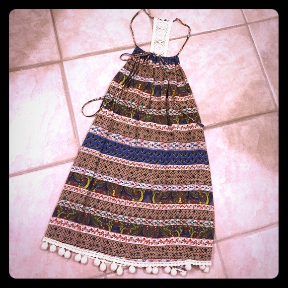 Printed mini dress