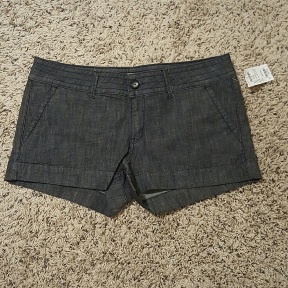 Dark Wash Denim Shorts