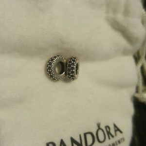2 midnight blue pandora spacer charms