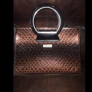 Fashionable brown purse