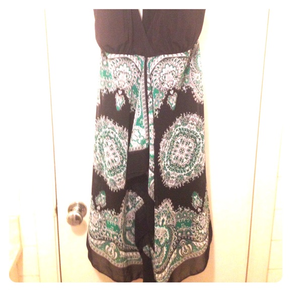 Halter top bandana style dress