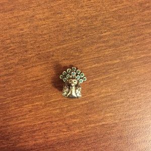 Peacock Pandora charm
