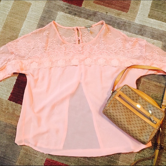 Orange Cream Gimmicks Top By BKE