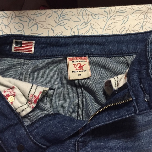 True religion blue jeans