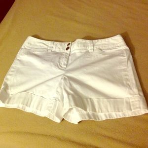 White House Black Market. White Shorts