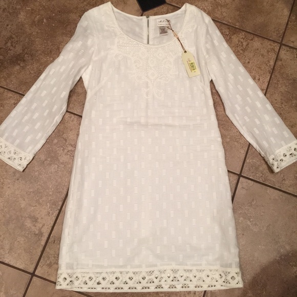 πHPπM.S.S.P.  White cotton pencil dress. Sz.S - Picture 2 of 4