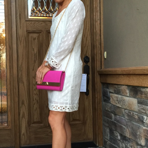 πHPπM.S.S.P.  White cotton pencil dress. Sz.S - Picture 4 of 4