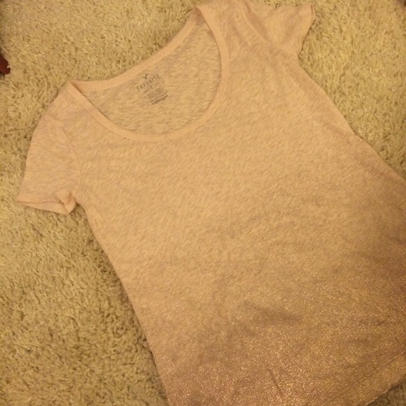 Pink shirt with some sparkly detailing