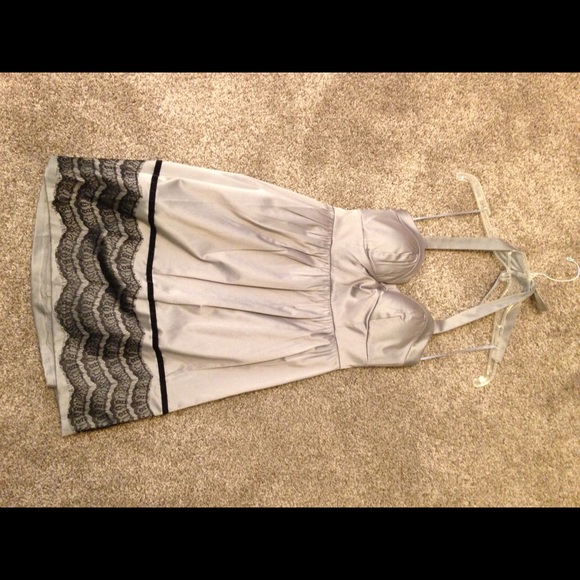 Johnny Martin Gray halter dress