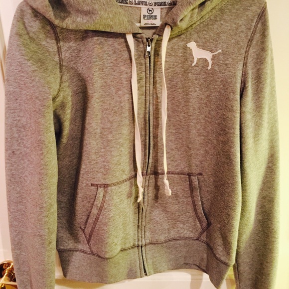 Grey zip up