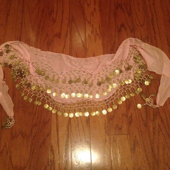 Belly dance hip scarf
