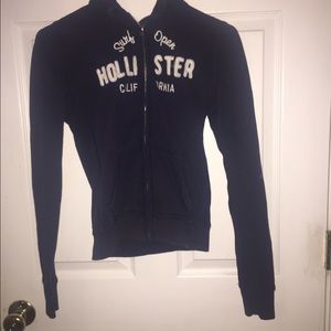 Navy blue Hollister sweatshirt