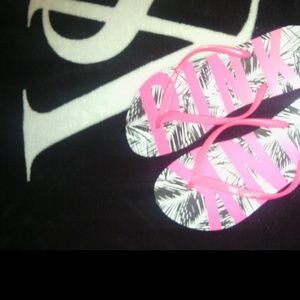 Vs pink flip flops