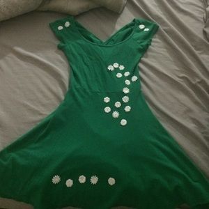 American Apparel daisy green sun dress🌞🌼👗