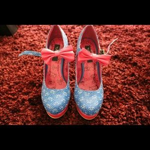 🌷 Iron Fist Blue and Pink Doll Shoes.