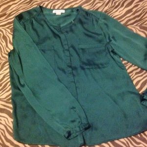 Green blouse