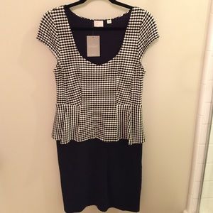 Anthropologie peplum dress✨