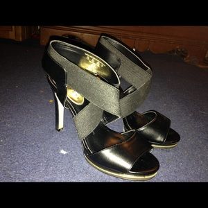 Black Strappy Heels