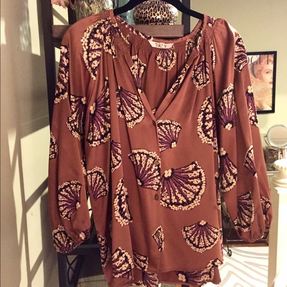 Tucker Silk Blouse