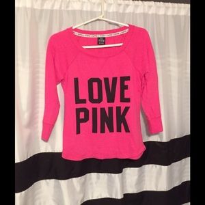 Dark pink Victoria's Secret LOVE PINK sweatshirt