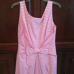 Pink Striped  Dress