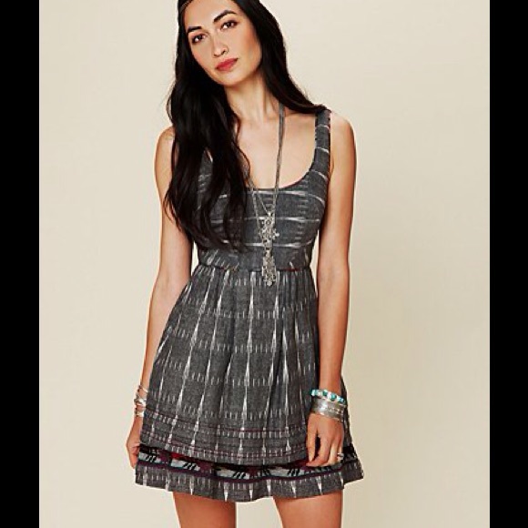 Free People New Romantics Weather Vane Ikat Dress