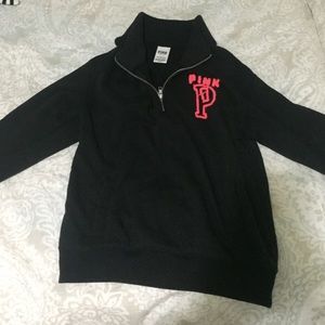 VS Pink Half-Zip Sweatshirt