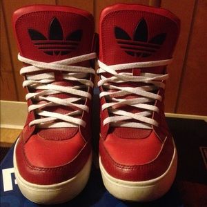 Red n white Adidas