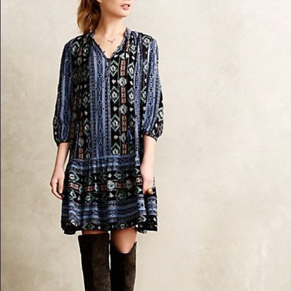 Anthropologie Winter Moon Tunic Dress - Picture 3 of 5