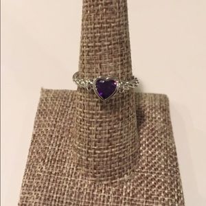 Purple Heart Ring