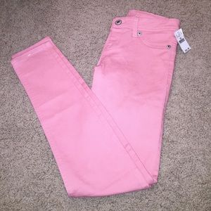 BLUSH COLOR LEGGING SKINNY JEANS