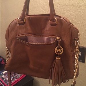 Michael Kors Purse Authentic Brown Leather