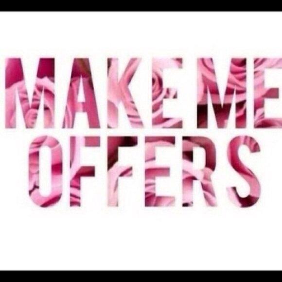 Every item is negotiable