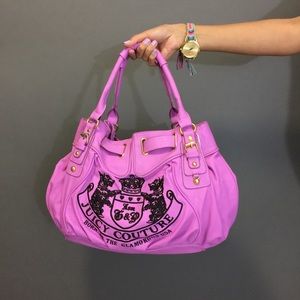 Juicy couture bright purple purse!