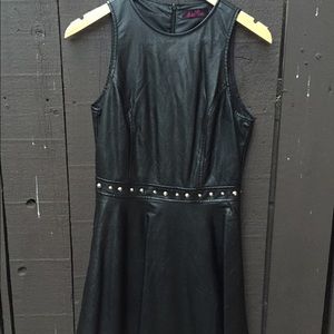 Heavy metal mini dress