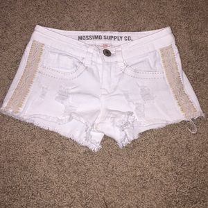 BARELY WORN LIGHT BLUE DENIM SHORTS