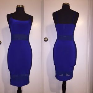 Royal blue dress