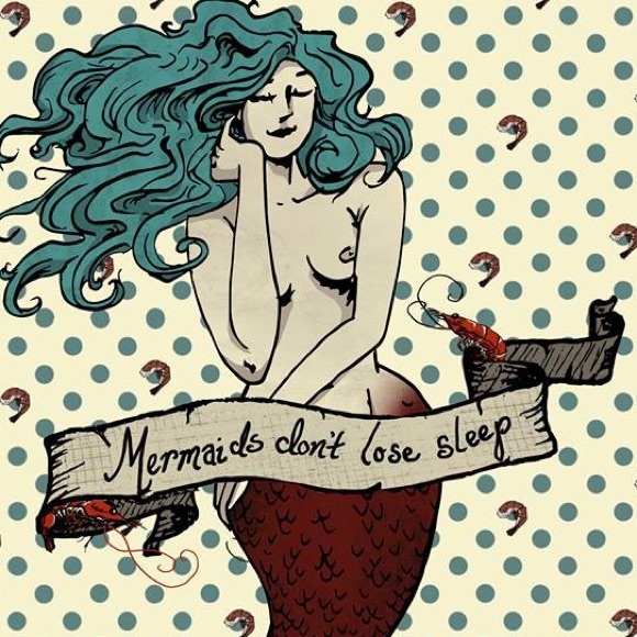 Mermaid quote art print