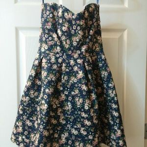 Floral bandage dress