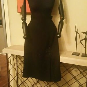 Dressy black formal skirt